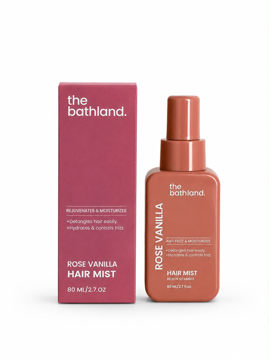 Rose vanilla Detangling Hair Mist - limited edition
