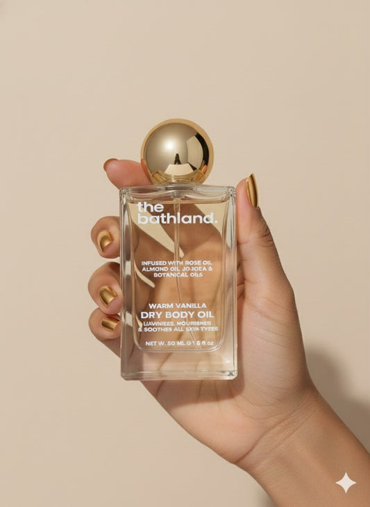 Warm vanilla dry body oil -limited edition