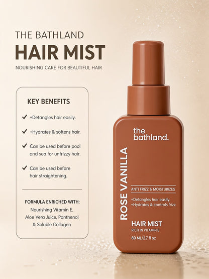 Rose vanilla Detangling Hair Mist - limited edition