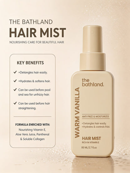Warm vanilla Hair mist