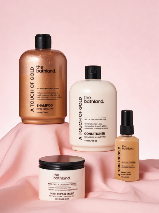 A touch of gold  Hair Care Bundle