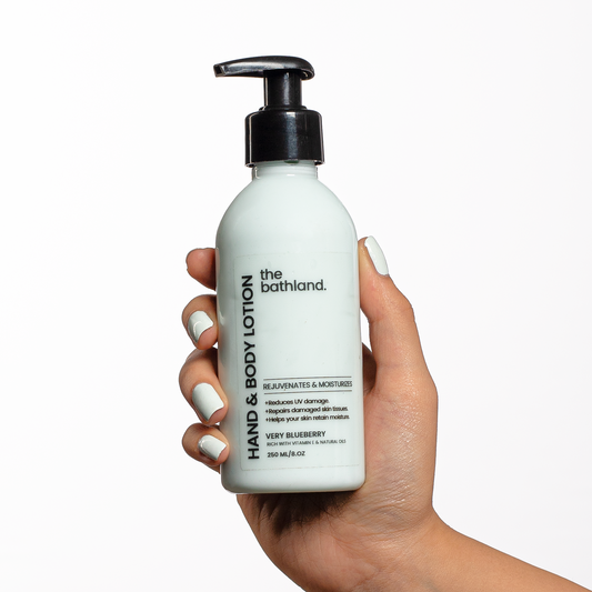the bath land blueberry hand and body lotion